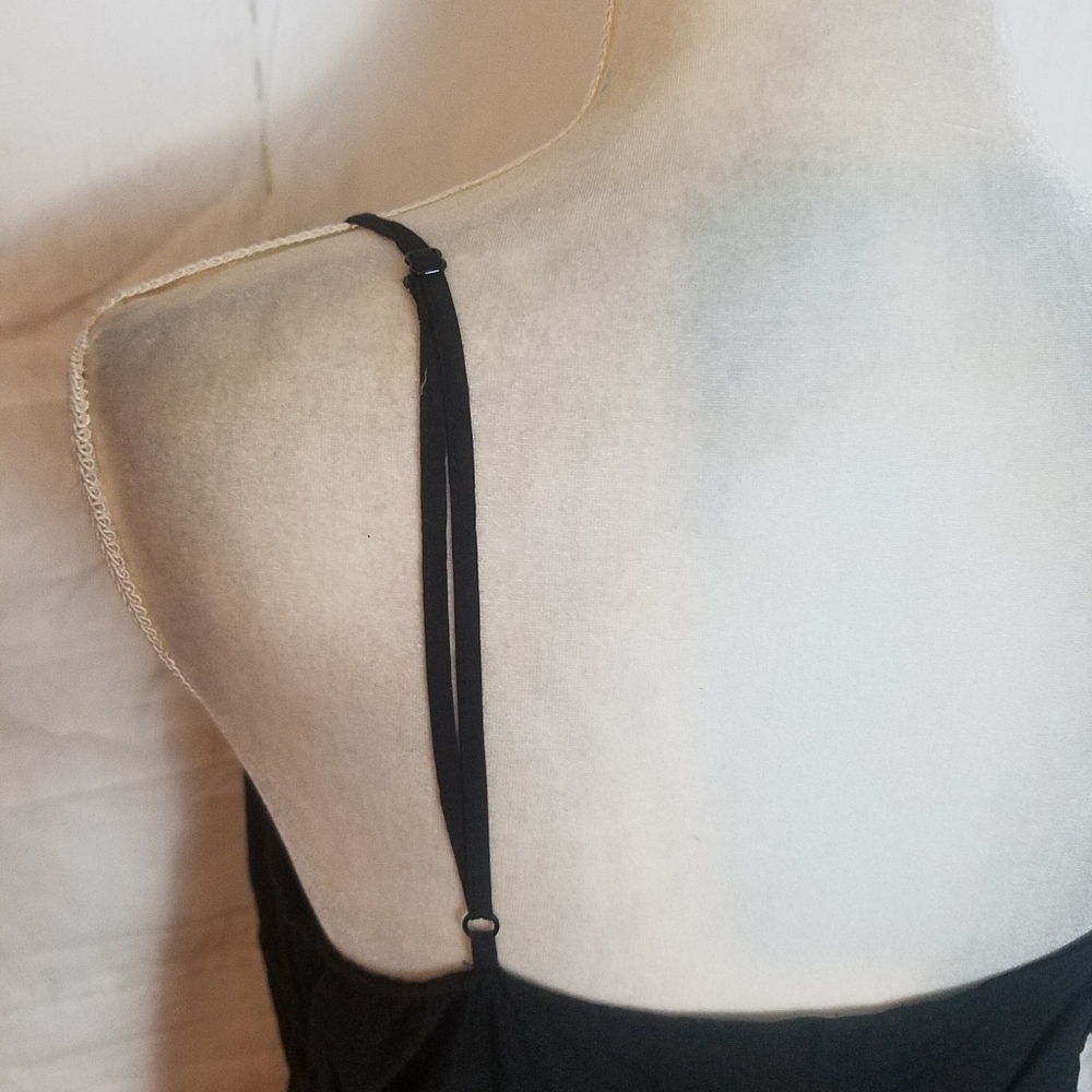 H&m Elegant Black Maxi Slip Dress - Picture 6 of 8